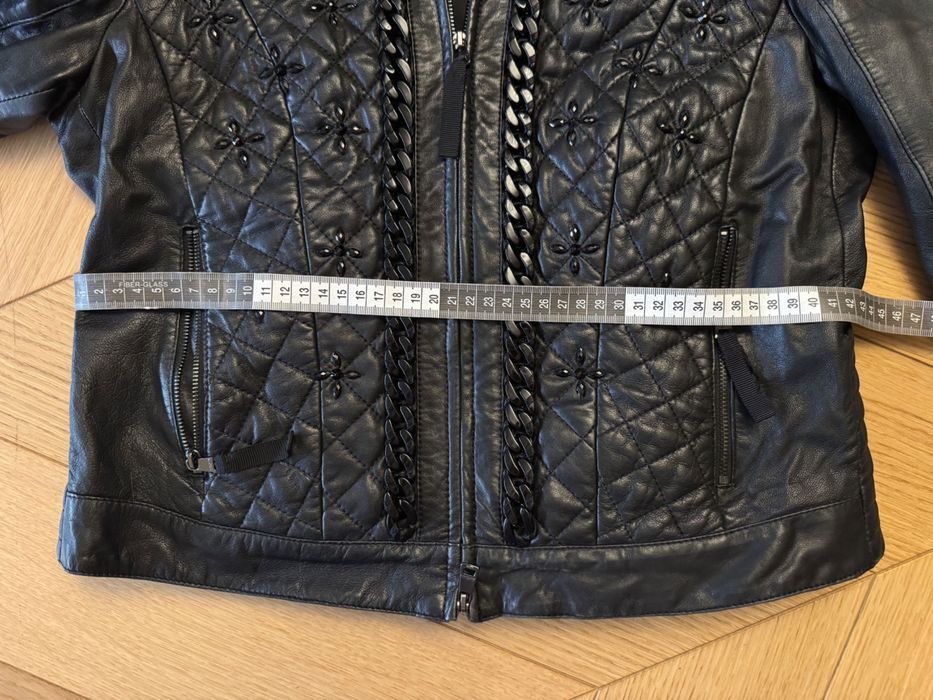 Дамско кожено яке Marc Cain, естествена кожа, размер N2 / EU 36