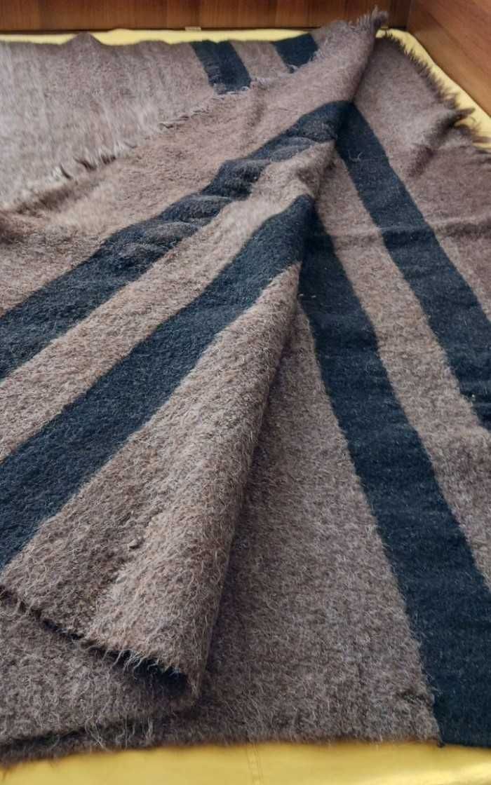 Домашно тъкано одеяло, одеало от чиста вълна, неупотребявано
