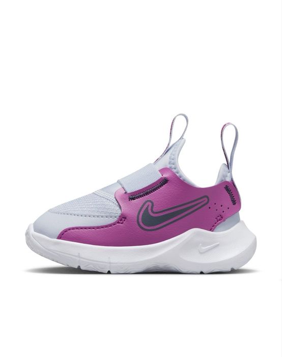 Nike Flex Runner 3 Slip-On Mov/Alb – Copii, Nou, Mărimea 17