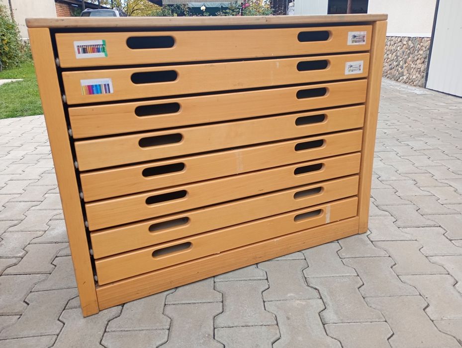 Dulap lemn cu multe sertare