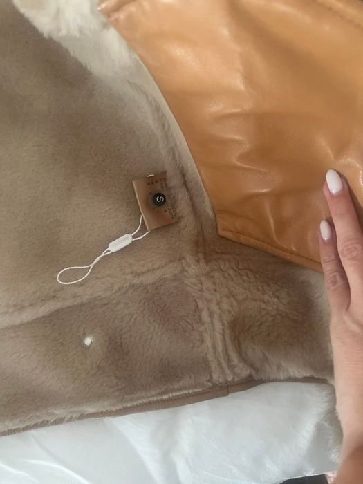 Cojoc oaie cu  blana vulpe