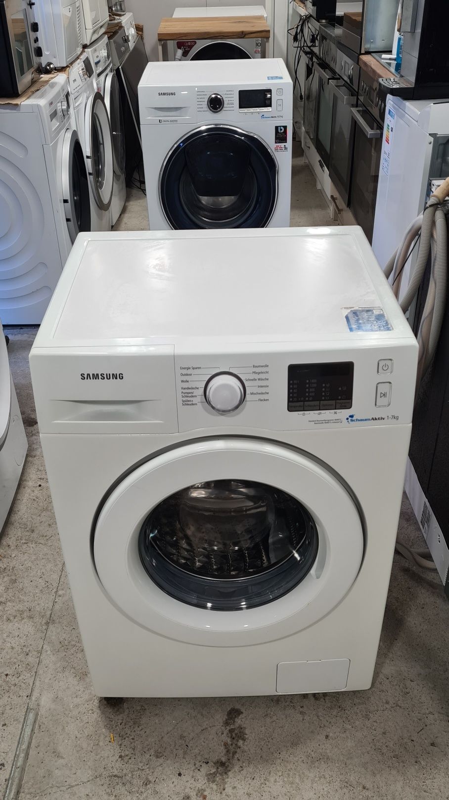 Пералня Samsung Eco Bubble WF70F5E0W4W, 1400 об/мин, 7 кг, Клас A