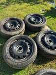 Vând roți VW cu anvelope de iarnă KUMHO