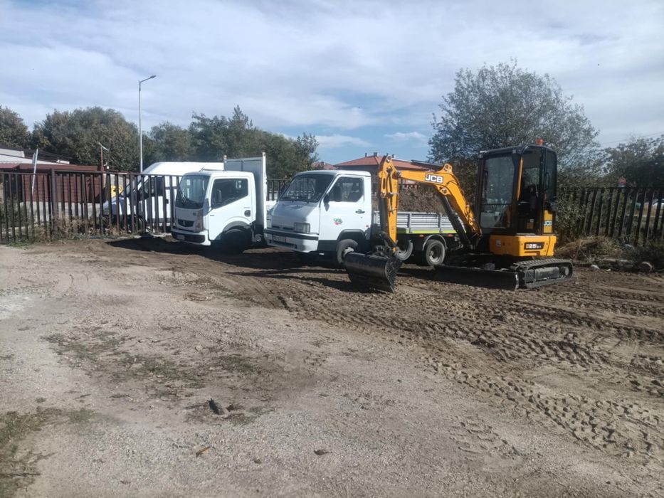 Услуги с багер и самосвал