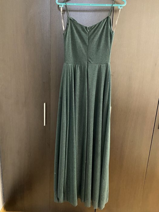 Зелена официална рокля