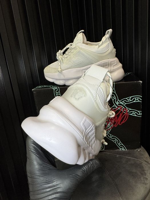 37-43 Versace Chain Reaction Alb White