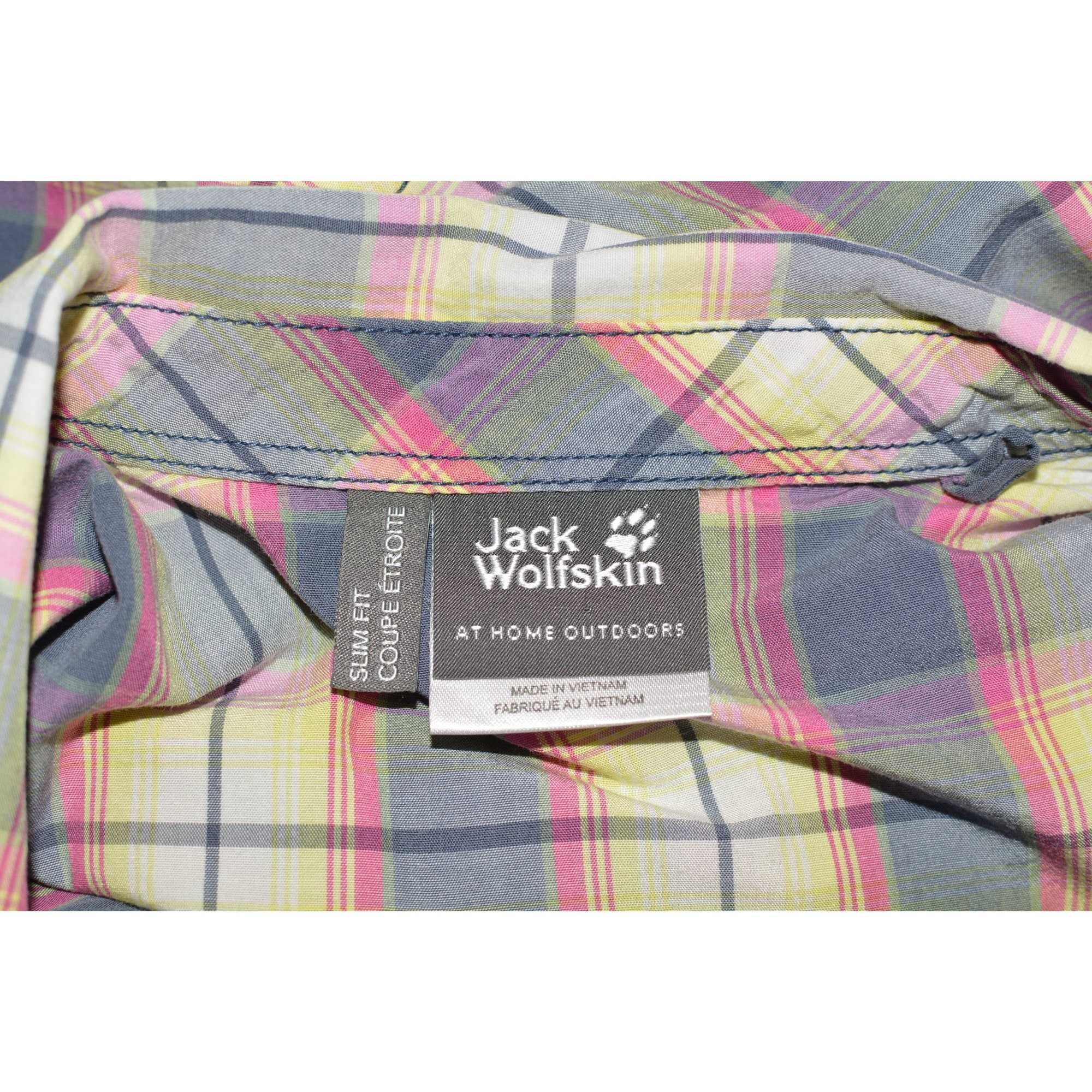 Camasa Dama Jack Wolsfskin Marimea M Multicolora Carouri Bumbac XA14