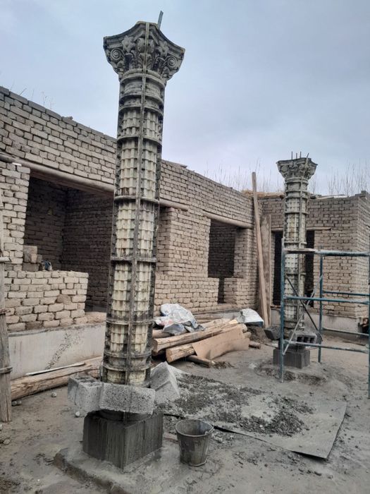 Beton ustunlar quyib beramiz xar xil turdagi razmerla bor