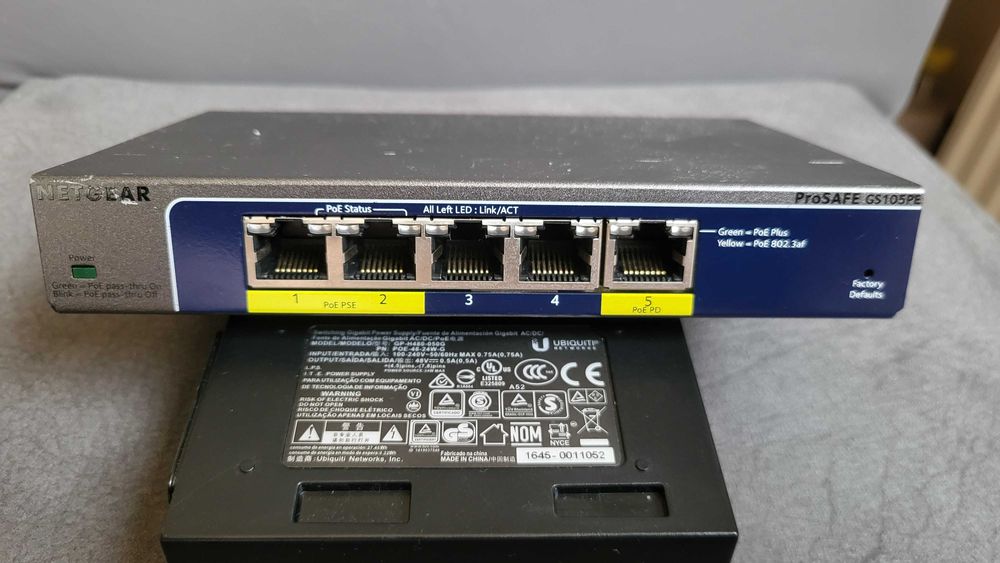 Netgea ProSafe Switch GS105PE  fuctional