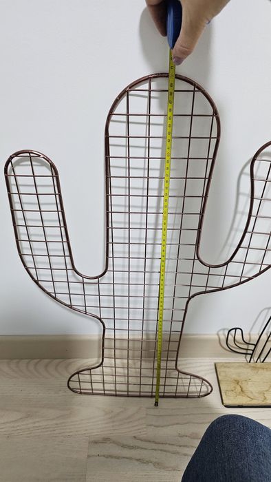 Set cactusi metal decorativi- raft+suport foto / suport bijuterii