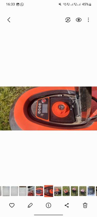 Robot tuns iarba redback