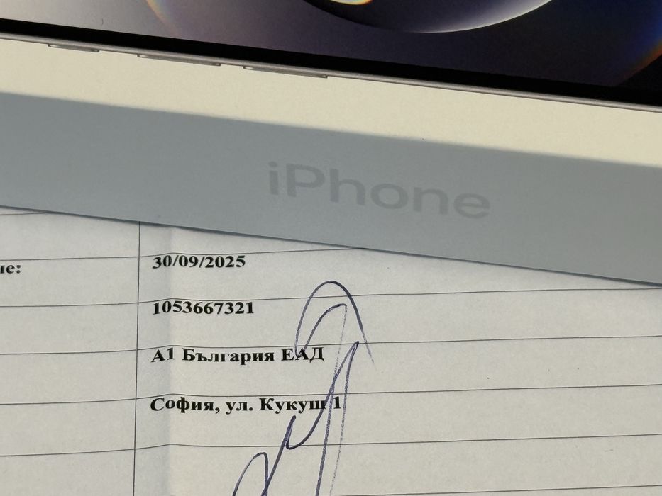 ЗАПЕЧАТАН 128GB iPhone 16e A1 Гаранция 2027 White / Бял