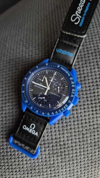 Ceas Swatch×Omega MoonSwatch-Mission to Neptune (SO33N100)