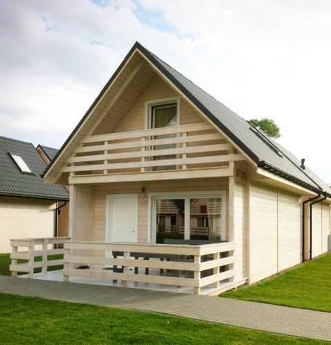 Case pe structura de lemn