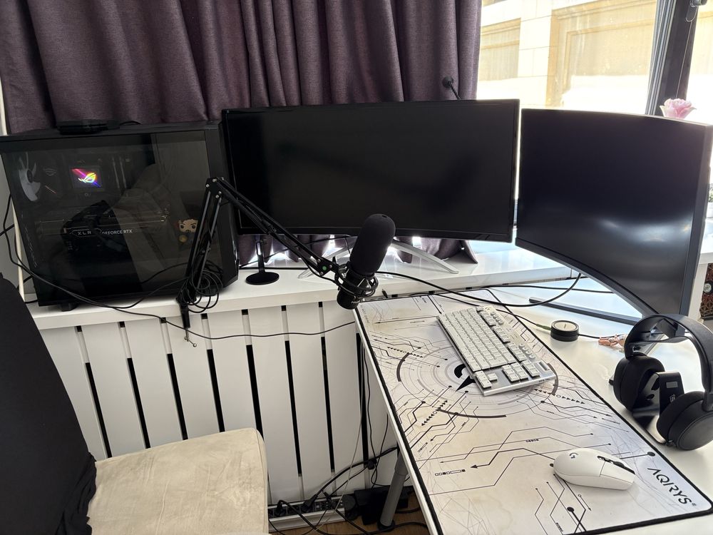 Pc Nvidia GeForce 4070 Ti Ryzen 7 5800x3d + cooler cu proiectii gaming