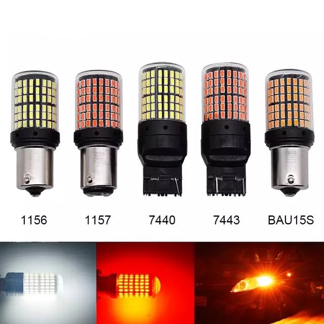 Диодна крушка (LED крушка) 12V, P21W, BA15s,1156,1157 Т20 т25 7440