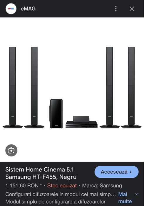 Home Cinema 5.1 Samsung HT-F455