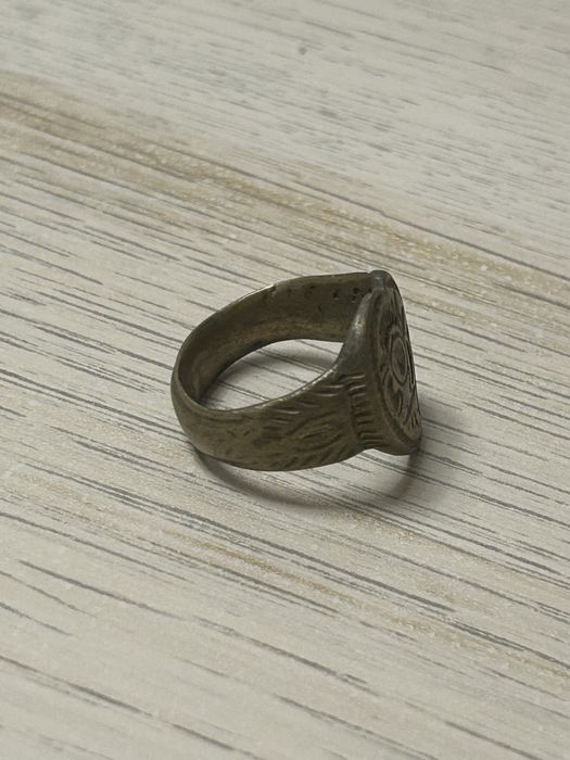 Inel vechi antic vintage si moneda veche 1789