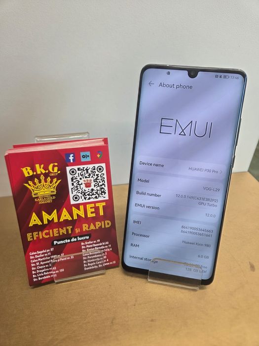 Huawei P30 Pro 128gb Amanet BKG