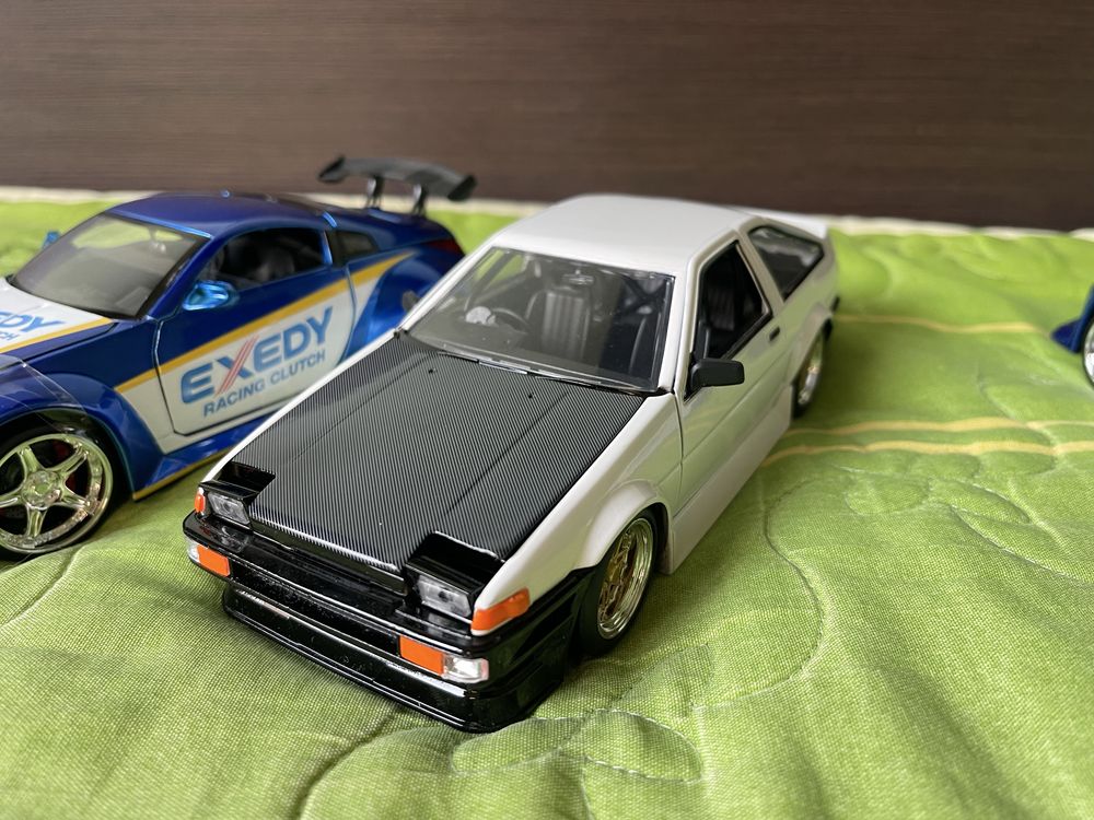 Мащабен модел Toyota AE86 Trueno 1:24 Jada Toys Бързи и Яростни