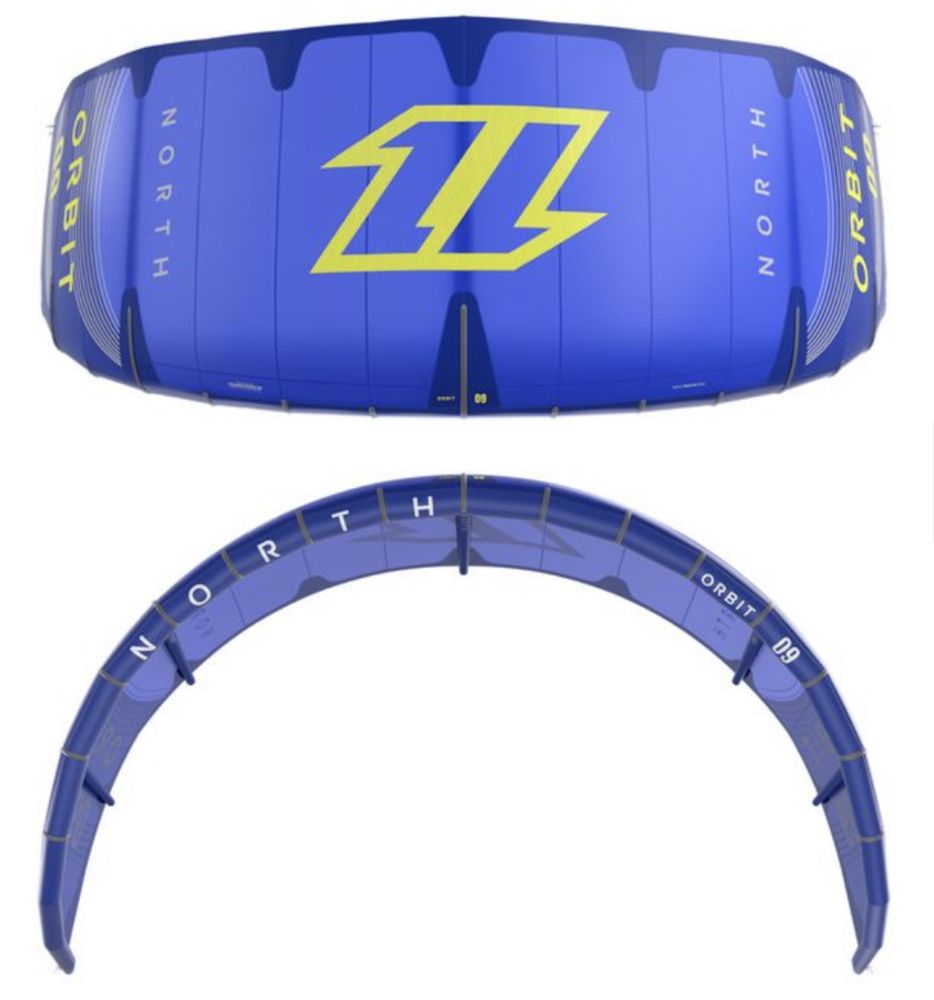 Kitesurfing kite North Orbit Blue 2021 size 10m