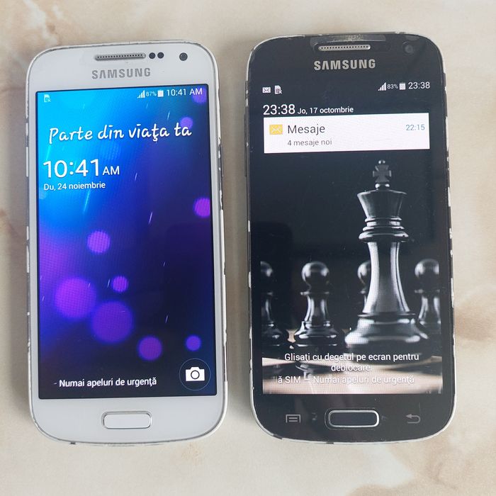 Vând Samsung Galaxy S4 Mini [pe alb] & [pe negru] //poze reale
