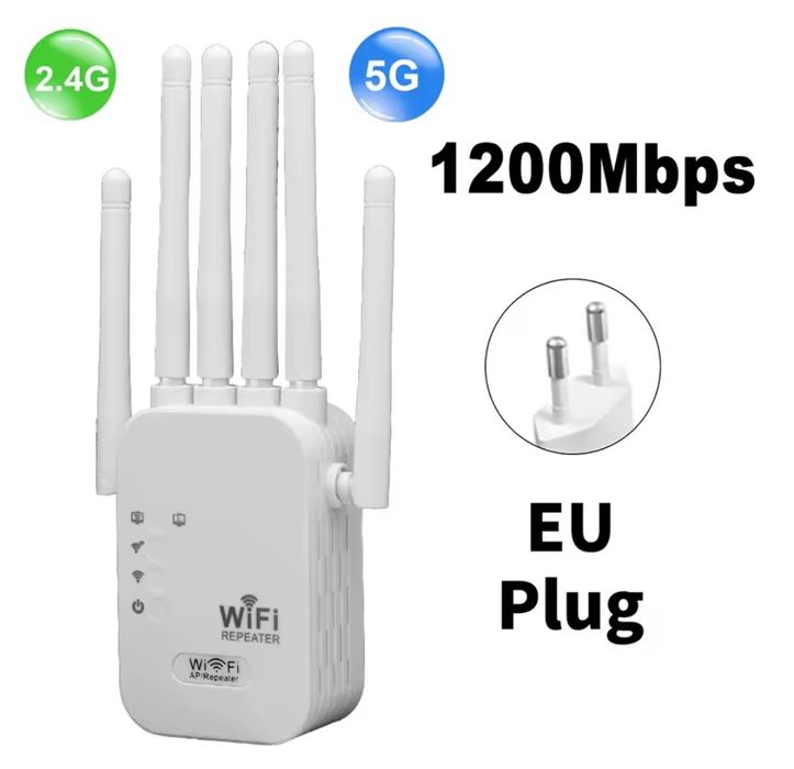 Amplificator semnal wireless extender semnal Repeater 1200mbps
