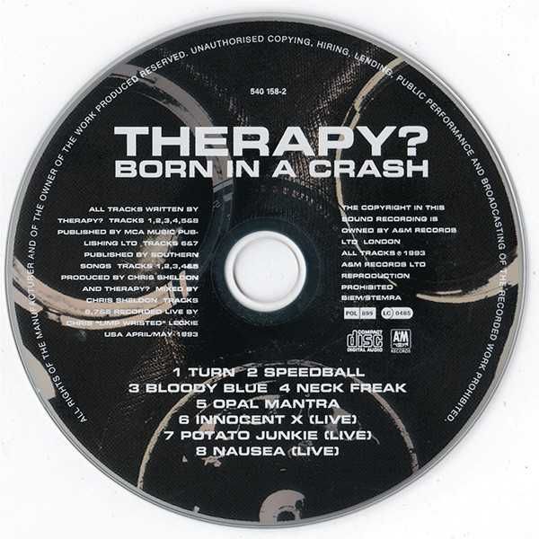 Therapy? "Born in a crash"-оригинален диск