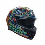 НОВА КАСКА AGV K3 E2206 - Rossi Winter Test 2018