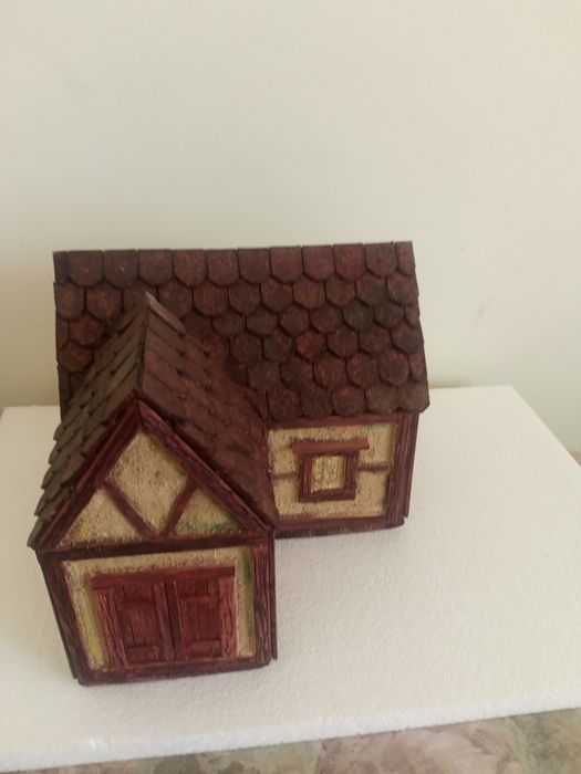 Средновековна английска селска къща. Ръчна изработка.