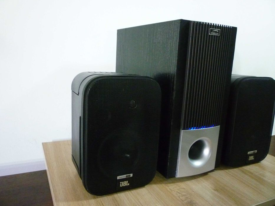 sistem audio jbl cu subwoofer    speedlink activ  2+1