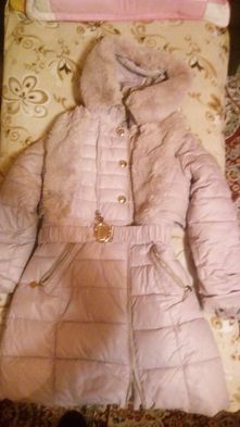 зимняя куртка на девочку 7-10 лет
