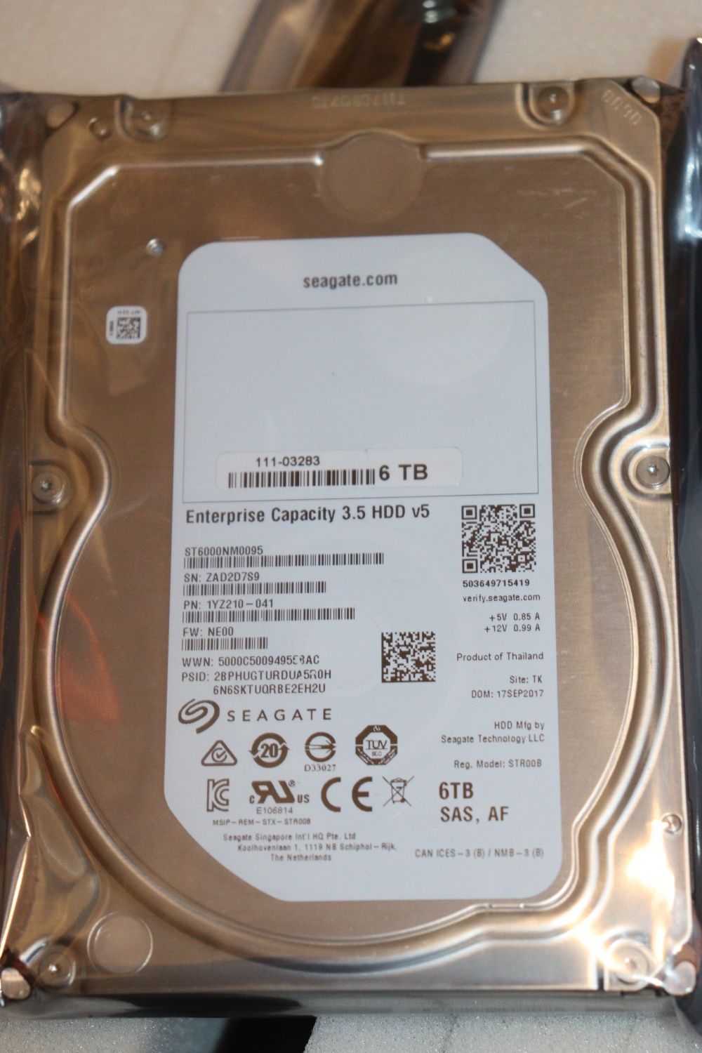 Hard disk Server SAS 6Tb Seagate 7.2K 3.5" 12Gbps 256Mb Ent V5