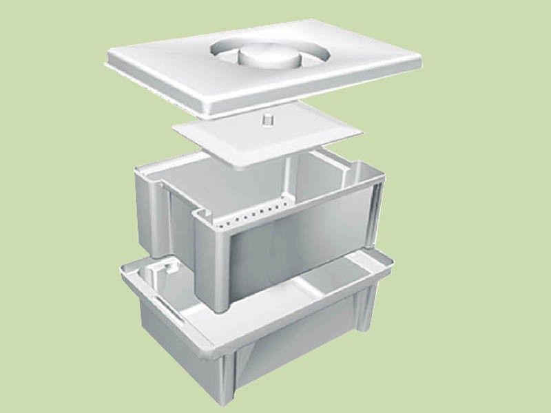 Ёмкость контейнер для предстерилизационной дезинфекции инструментов