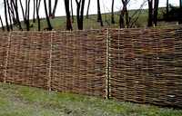 panouri gard, rustice, ornamentale, impletite manual din lemn (nuiele)