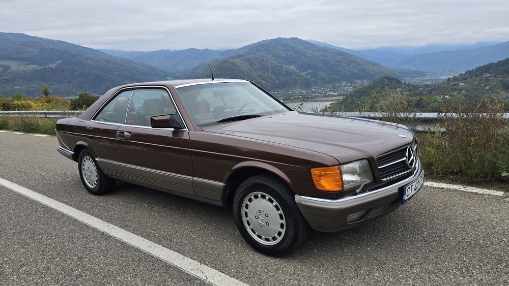 Mercedes-Benz W126 500SEC 83. Istoric. Provenienta Spania. Factura fiscala.