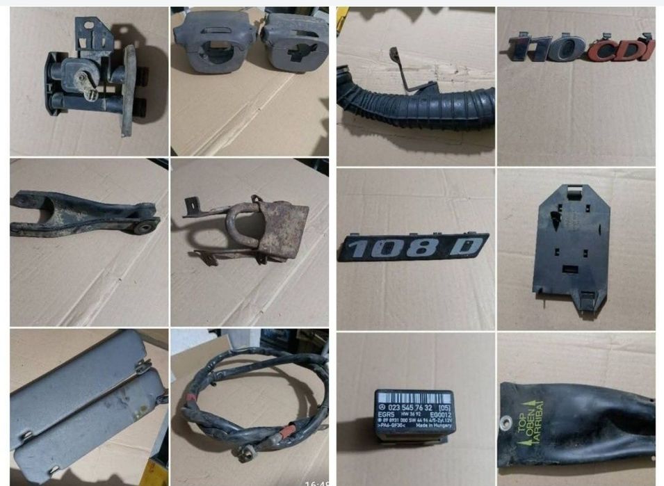 Elemente : Vito W638 ,posibilitatea expedierea coletului, schimb