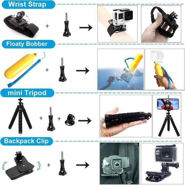 Комплект Аксесоари - GoPro Hero 13 Black - GARV Multiset 1