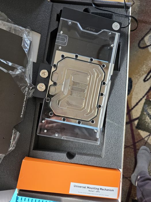 Bloc apa EK Quantum Vector RTX 4080 D-RGB Nickel+Plexi