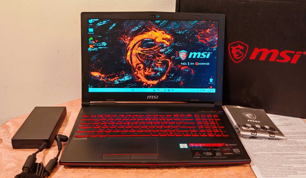 NVIDIA GTX 1660ti 6GB/Core i7 8750H/16GB RAM/256GB SSD+1TB/MSI GL63