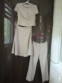 Комплект (блузка, юбка, брюки)