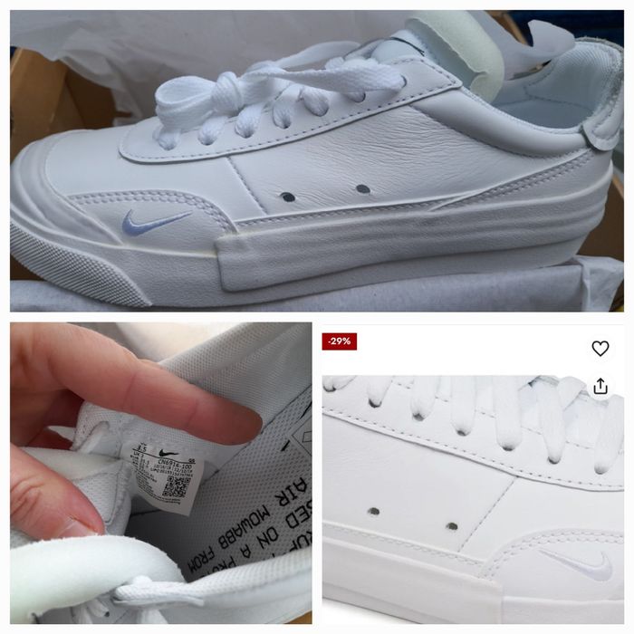 Nike оригинални,нови,с кутия,естествена кожа н.35.5