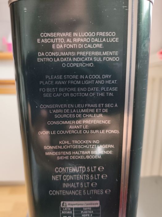 Ulei masline extra virgin, din uleinita Italia