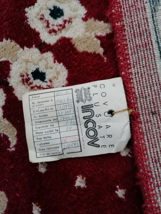 Covor persan plușat