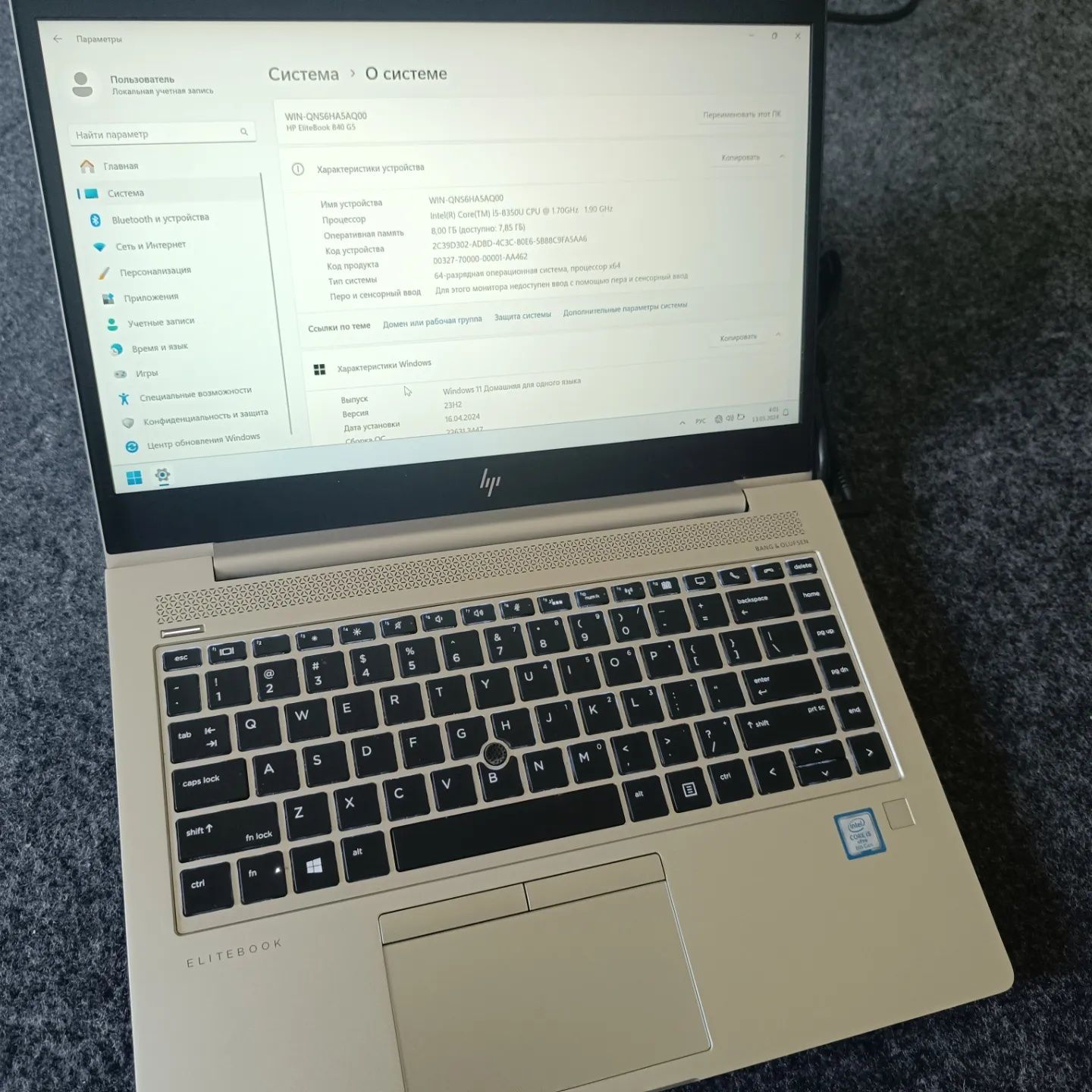 HP ProBook Core i5-8250U 8/256gb