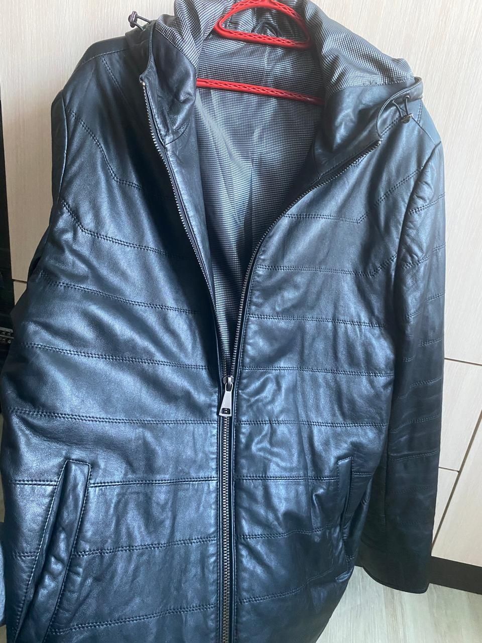 Продам новую кожаную куртку натуралка Турция размер 54