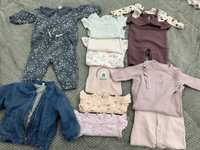 Лот бебешки дрехи за момиче 3-6 размер