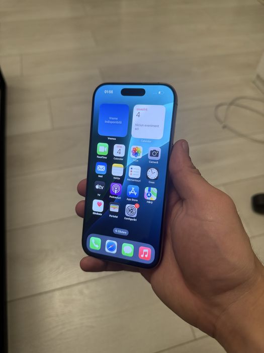 IPhone 16 Pro 100% bat garantie Dessert 128GB, Neverlocked
