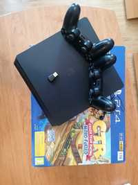 Playstation 4 Slim 1TB + 2 Joysticks+Bluetooth