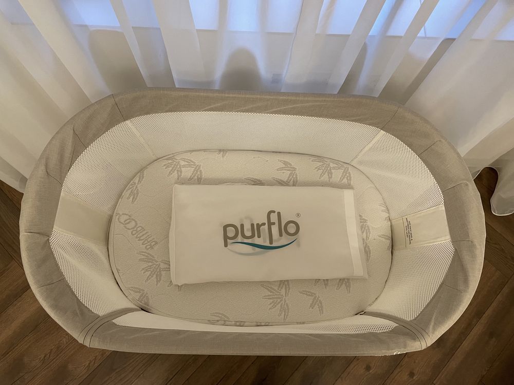 Next to me легълце PurFlo PurAir Keep Me Close Breathable Bedside Crib